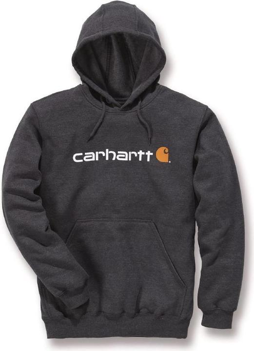 Carhartt Signature Logo Hooded Sweatshirt (L)