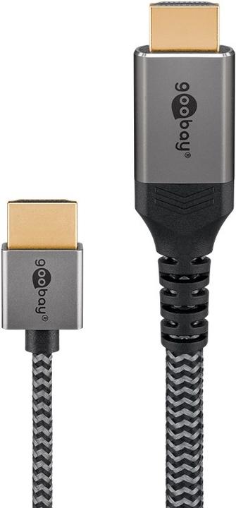 Produktbild Goobay Slim High-Speed-HDMI-Kabel mit Ethernet (3 m, HDMI)