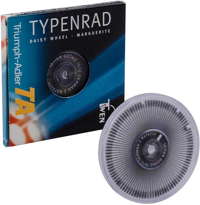 Immagine prodotto Camry TRIUMPH-ADLER Tipo ruota Lettera gotica CH-DE