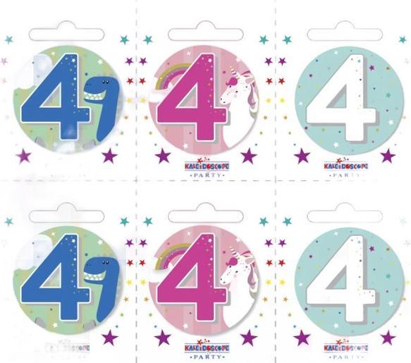 Kaleidoscope AnsteckerSet 4. Geburtstag 6erPack