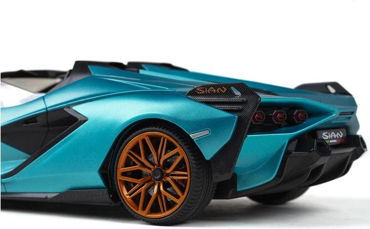 Image du produit Toymax Voiture Lamborghini Sian avec lumière, turquoise, 1:16