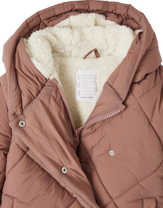 Produktbild Vertbaudet Mädchen Kapuzen-Steppjacke mit Teddyfleece-Futter, Wattierung Recycling-Polyester (86)