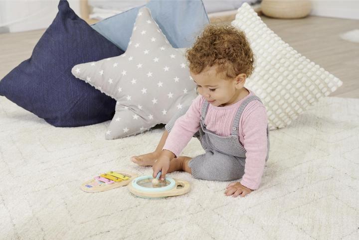 Produktbild Eichhorn Peppa Pig Holz-Musikset, 2-tlg. (Deutsch, Rumänisch, Niederländisch, Schweizerdeutsch, Slowakisch, Bulgarisch, Tschechisch, Slowenisch, Kroatisch)