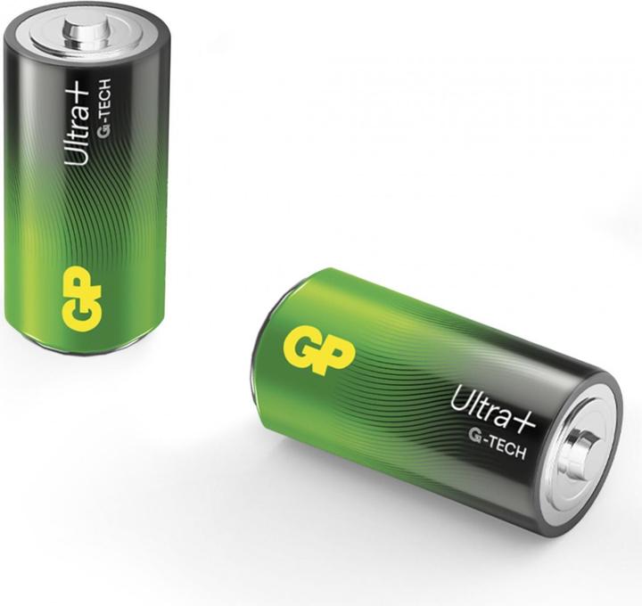 GP Batteries Ultra Plus Pile Alcaline C Baby 2er 1,5V Blister (2 pcs, C)