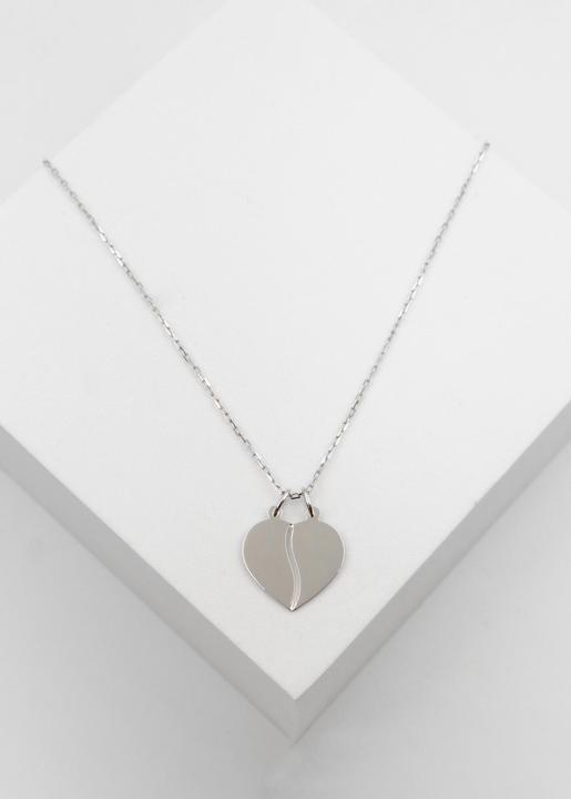 Actual product image Muau Heart (White gold)