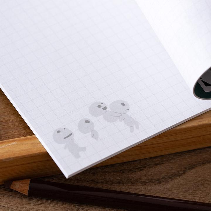 Actual product image Prinzessin Mononoke B6 Notizbuch Kodama Grafik (B6, Checked)