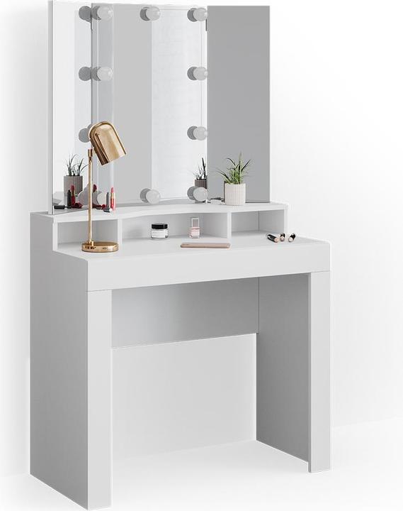 Actual product image Vicco Nora with lighting (43.5 x 43.5 x 155 cm)