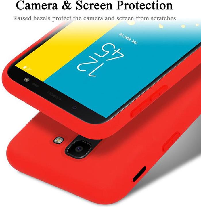 Immagine prodotto Cadorabo Copertura della cassa del silicone liquido TPU (Samsung Galaxy J6 (2018))
