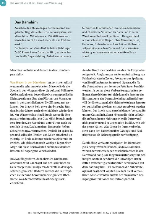 Image du produit Medical Cooking: F.X. Mayr-Ernährung (Allemand, Sepp Fegerl, Philipp Buttinger, 2024)