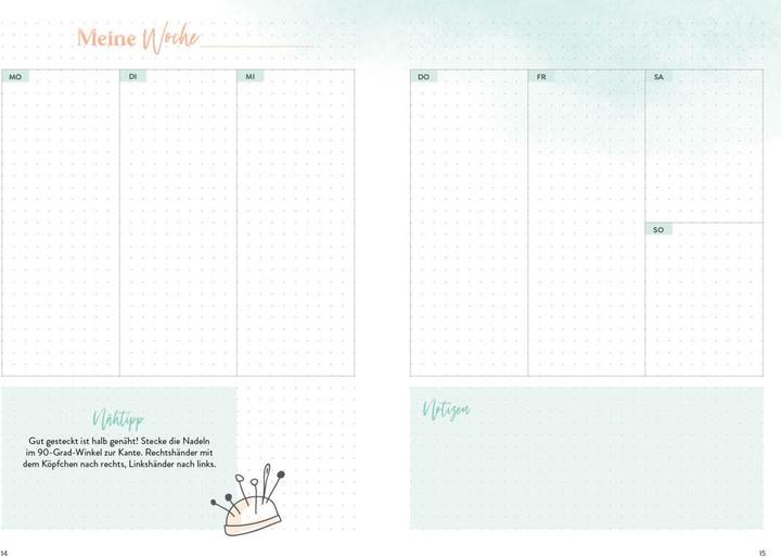 Image du produit Nähen – Mein Bullet Journal – Besser planen & Nähträume verwirklichen (Allemand, 2020)