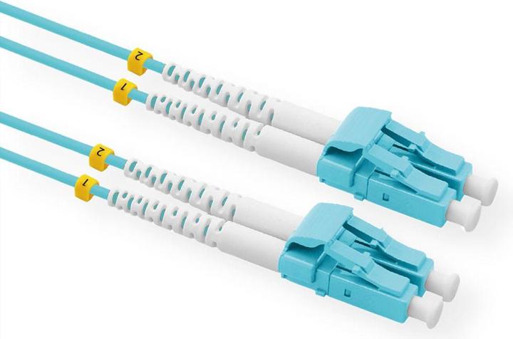 Image du produit Value FO Cable 50/125µ. OM3. LC/LC DE QUALITÉ SUPÉRIEURE. Aqua. 1.0m (1 m)