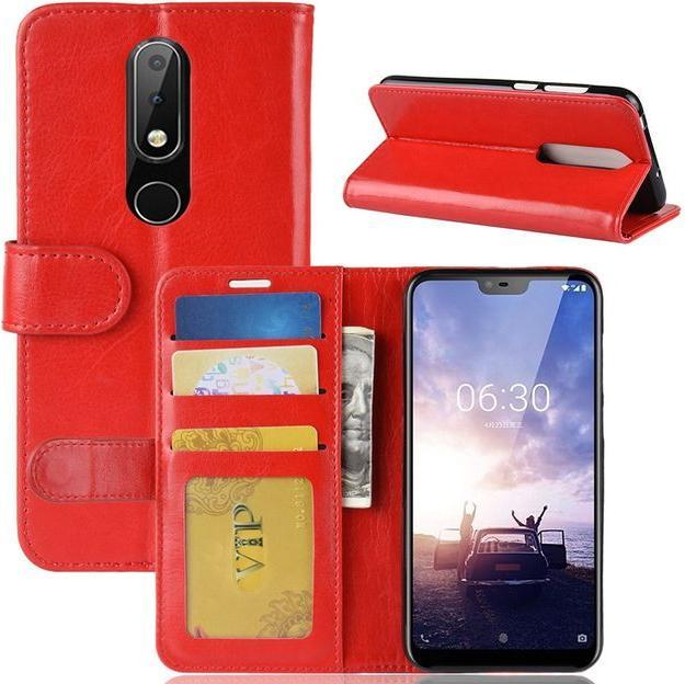 Produktbild MU Classic Crazy Horse II Leder Bookcover Series (Nokia 6.1 Plus)