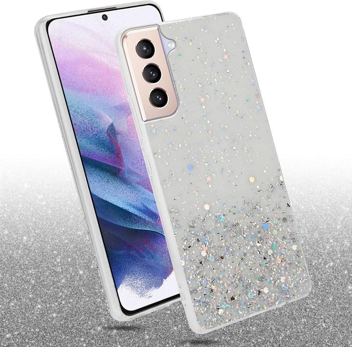 Actual product image Cadorabo TPU cover sparkling glitter (Samsung Galaxy S21+)