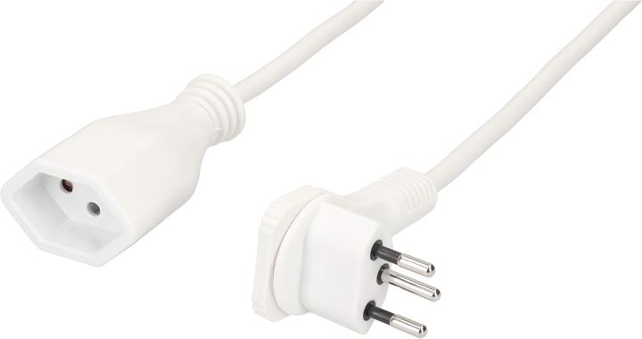 Max Hauri TD extension H05VV-F3G1.0 flat angle plug (3 m, Type 13)