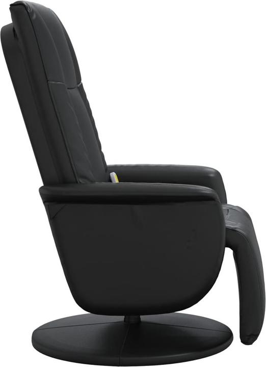 Image du produit VidaXL Fauteuil de massage avec repose-pieds Noir Similicuir,Couleur