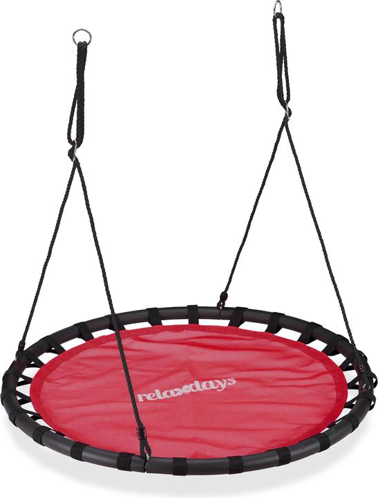 Image du produit Relaxdays Balançoire nid d'oiseau rond 120 cm