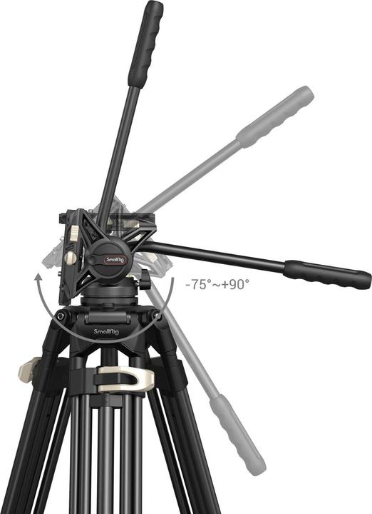 Actual product image SmallRig AD-01 high-performance fluid head stand (Metal)