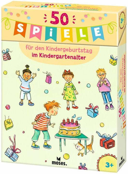 Immagine prodotto 50 giochi per le feste di compleanno dei bambini in età da scuola materna (Tedesco)