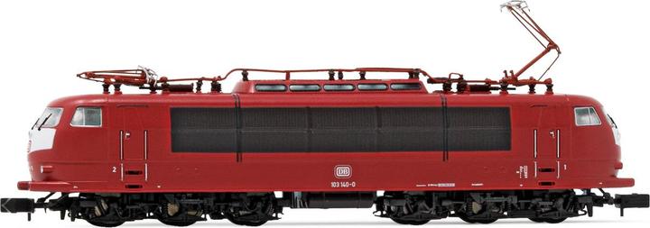 Actual product image Hornby DB electric locomotive 103 140 Einholmpanto orient red Ep. IV DC (Track IV)