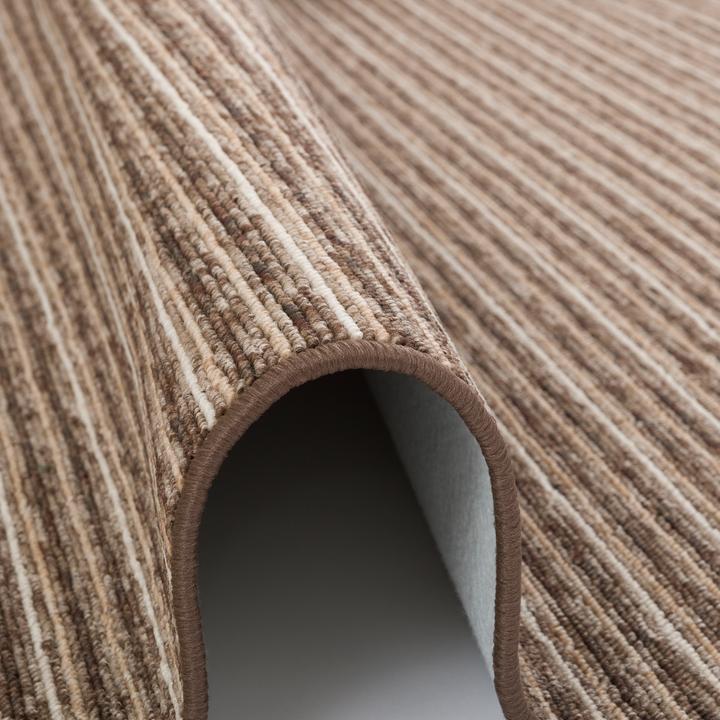 Actual product image Snapstyle Striped Berber Carpet Marta Round (133 x 133 cm)