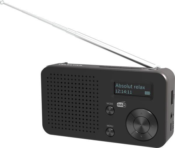 Actual product image Telestar TOP 100 sw portables Radio DAB+/UKW,Bluetooth,USB,Akku