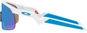 Actual product image Oakley Resistor (Polished White, Prizm Sapphire)