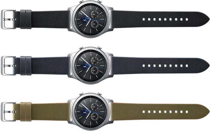 Produktbild Samsung Et-Ysl76 (22 mm, Leder, Gear S3 Frontier, Gear S3 Classic)
