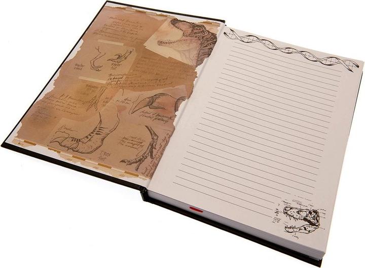 Image du produit Jurassic Park Carnet de notes Premium Logo A5 (A5, À rayures, Couverture rigide)
