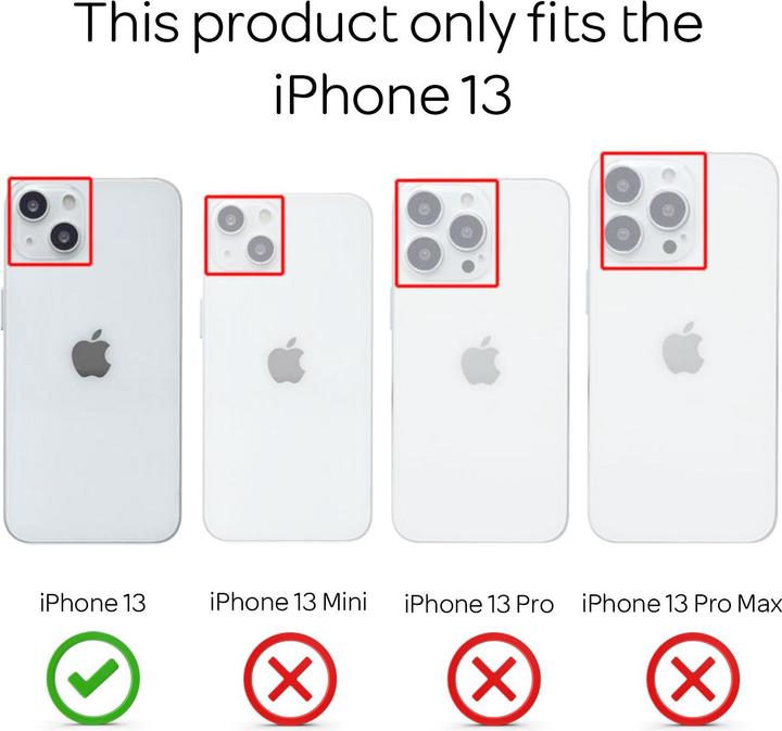 Immagine prodotto Nalia Custodia per cellulare in silicone ad anello (Apple iPhone 13)