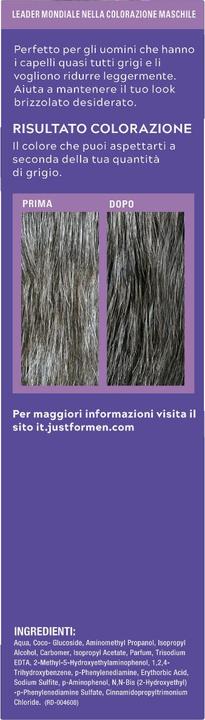 Immagine prodotto Just For Men T45 Touch Of Grey - Tinta per capelli castano scuro 40g (T-45)