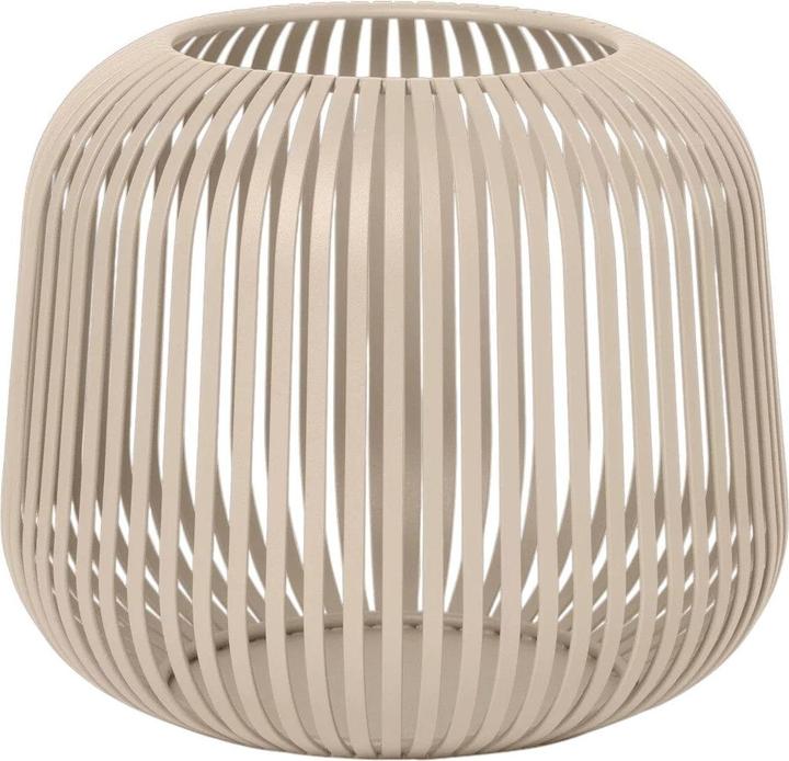 Blomus Laterne -LITO- Farbe Champagne Kerzenhalter Windlicht (S) 20 x 20 x 17 cm (20 x 20 x 17 cm, 1 x)