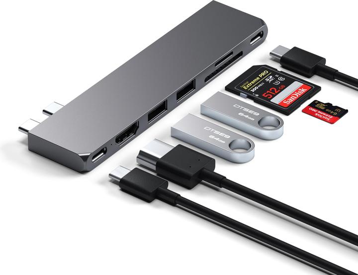 Produktbild Satechi Pro Hub Slim (USB-C, 7 Ports)