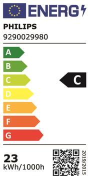 Energie-Label Philips LED-Tube (G13, 23 W, 3700 lm, 1 x, C)