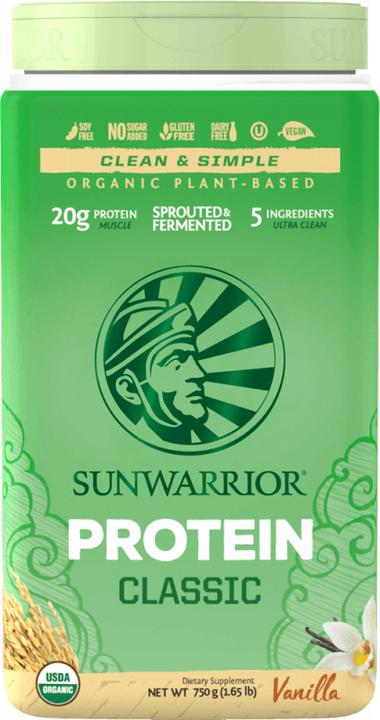 Actual product image Sunwarrior Protein Classic Organic (Vanilla, 1 pcs., 750 g)