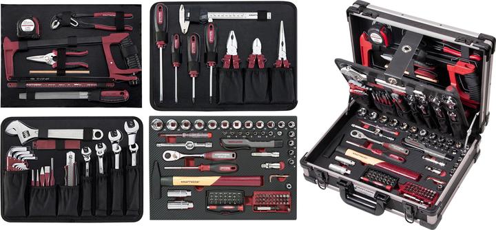 Image du produit Kraftwerk Boîte à outils professionnelle en aluminium (151 pièces)