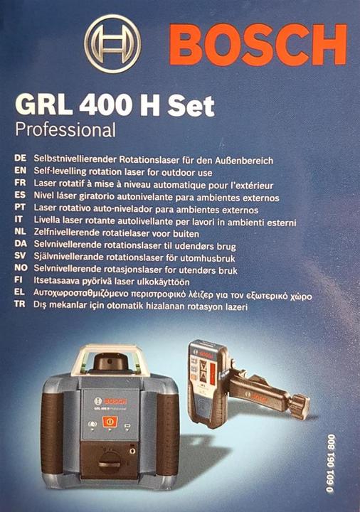 Actual product image Bosch Professional Grl 400 H