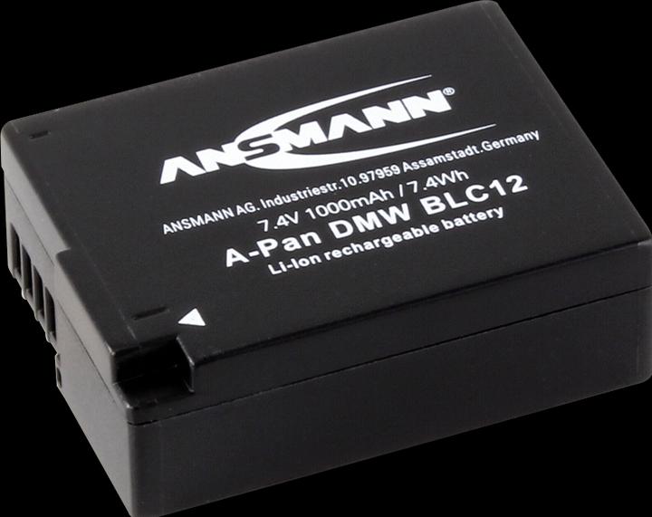 Produktbild Ansmann A-Pan DMW-BLC12 1000mAh 7,4V (Akku)