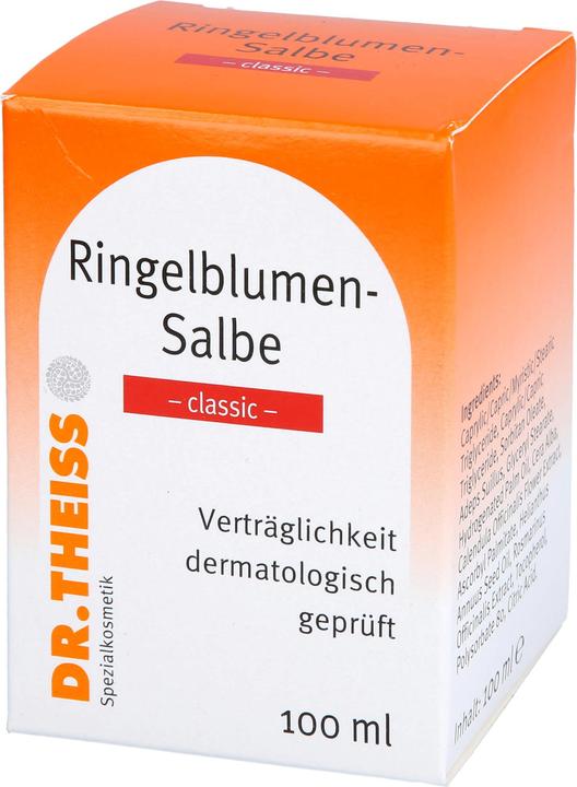 Image du produit Dr. Theiss Pommade au Calendula Classic protège et nourrit la peau, 100 ml de pommade (Crème pour le corps, 100 ml)