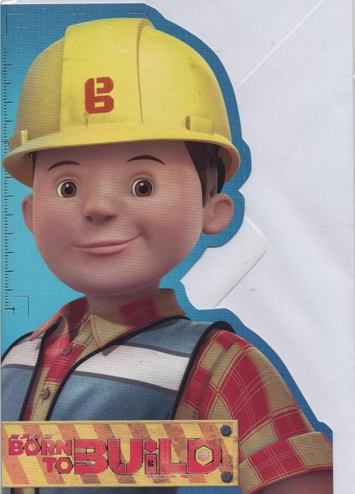 Image du produit Bob the Builder - Carte d'anniversaire BORN TO BUILD (1 x)