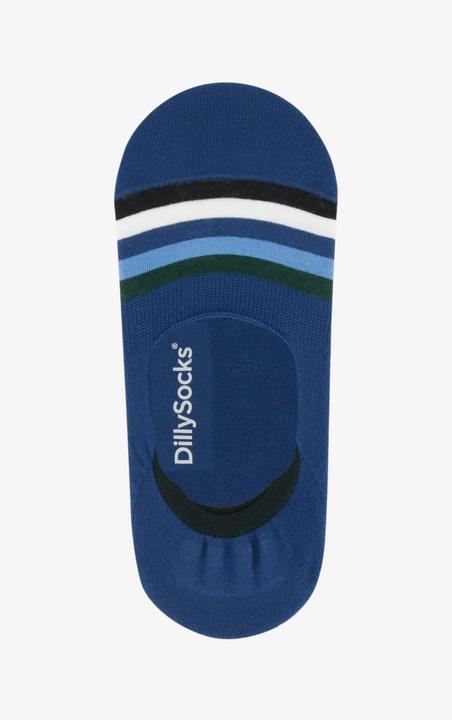 Actual product image DillySocks Hidden Bold Line Blue (Single pack, 43 - 46)