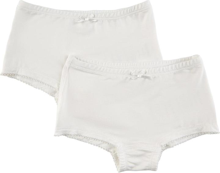 Immagine prodotto Minymo Set di biancheria intima Hipsters Set di 2 Bianco Gr. 122 (122)