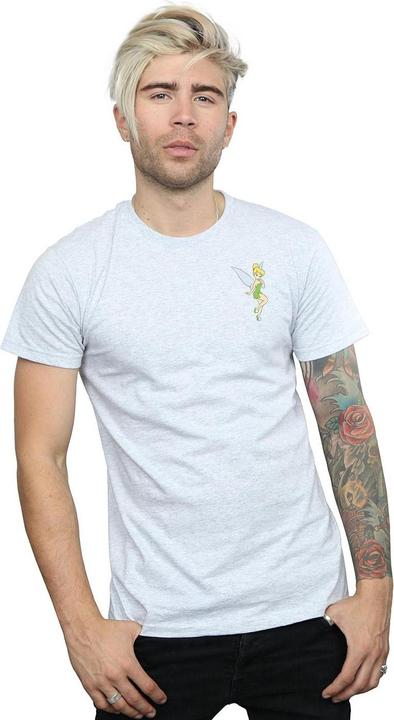 Actual product image Disney Mens Tinkerbell Chest T-Shirt (L)