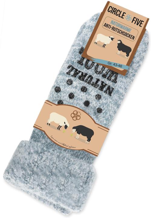 Image du produit Circle Five Chaussons d'hiver avec impression ABS - chaussettes en laine (Une unité par pack, 43 - 46)