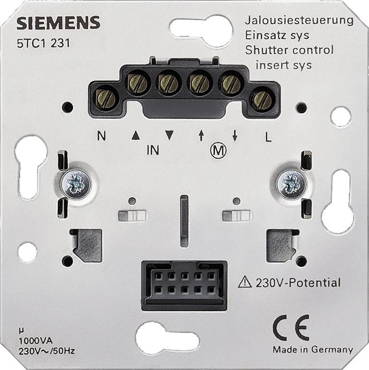 Produktbild Siemens Jalousiesteuerung UP f.Windsens NSTeing 5TC1231