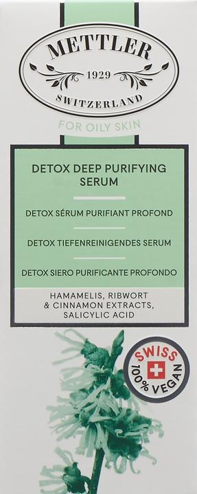 Actual product image Mettler1929 Detox deep cleansing serum (30 ml)