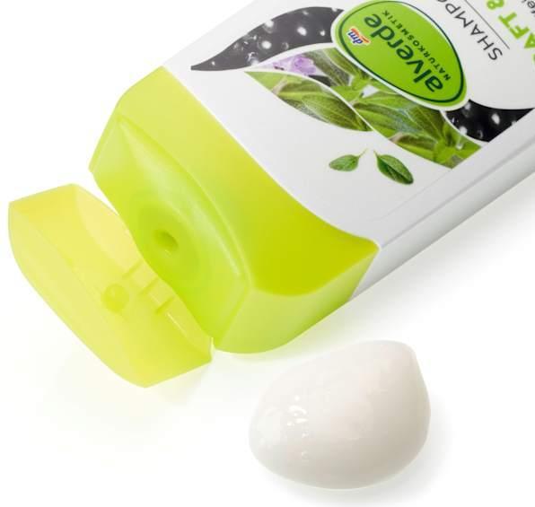 Actual product image dm alverde Shampoo Power & Strength (Liquid shampoo)