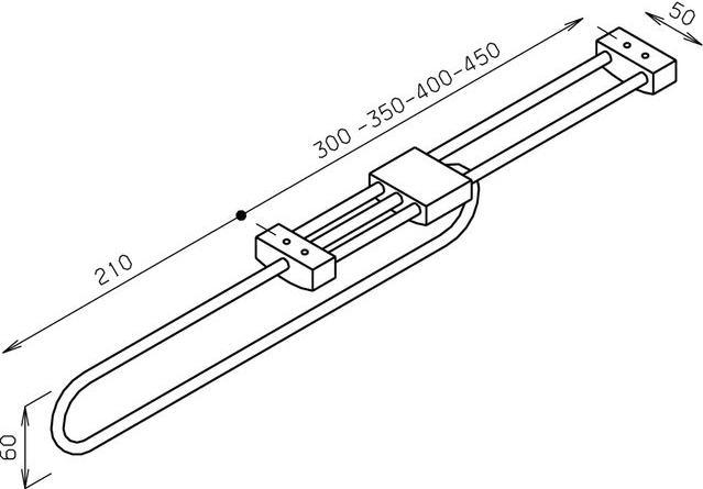 Actual product image Coat pull-out chrome-plated polished / grey