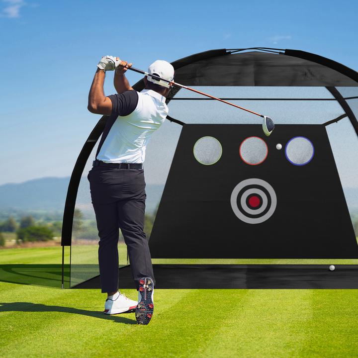 Actual product image Relaxdays Golf practice net