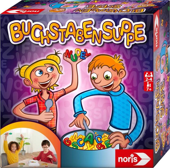 Produktbild Noris NOR61905 - Buchstabensuppe, Kinderspiel, für 2-4 Spieler, ab 7 Jahren (DE-Ausgabe) (Deutsch)