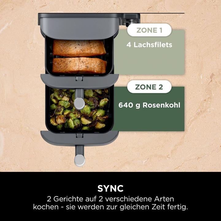 Productafbeelding Ninja SL400EU XL hetelucht friteuse met 2 verdiepingen (EU-stekker)